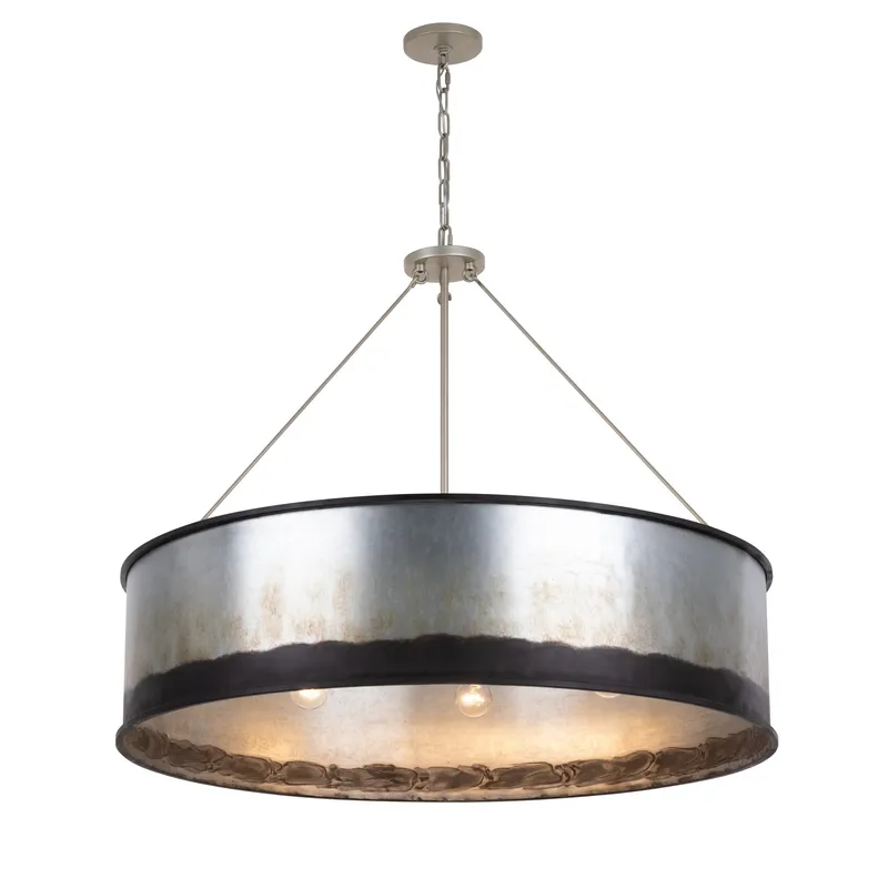 Cannery 6 Light Pendant - Ombre Galvanized — Varaluz Lighting LED Landscape Lights  