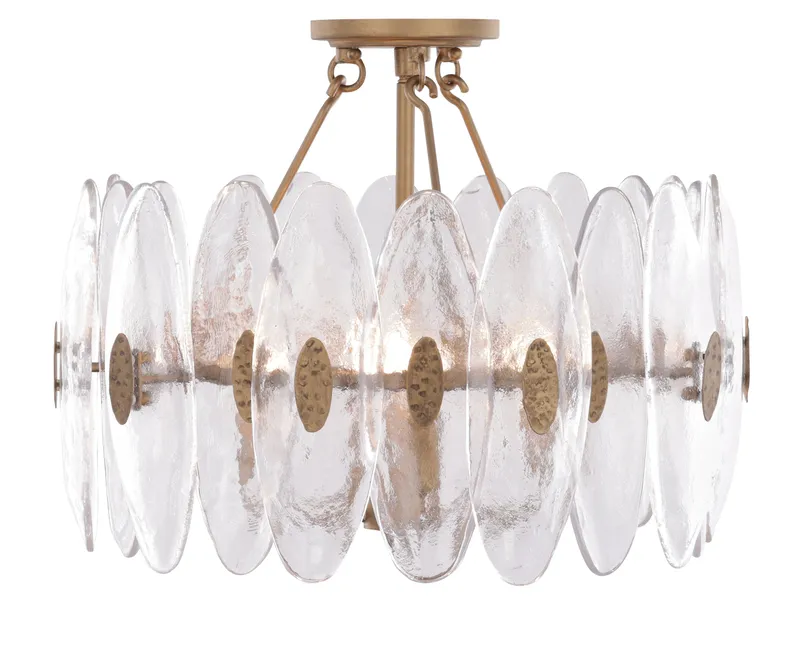Aurora-4 Light Convertible Semi Flush — Varaluz Lighting LED Post Top Lights  