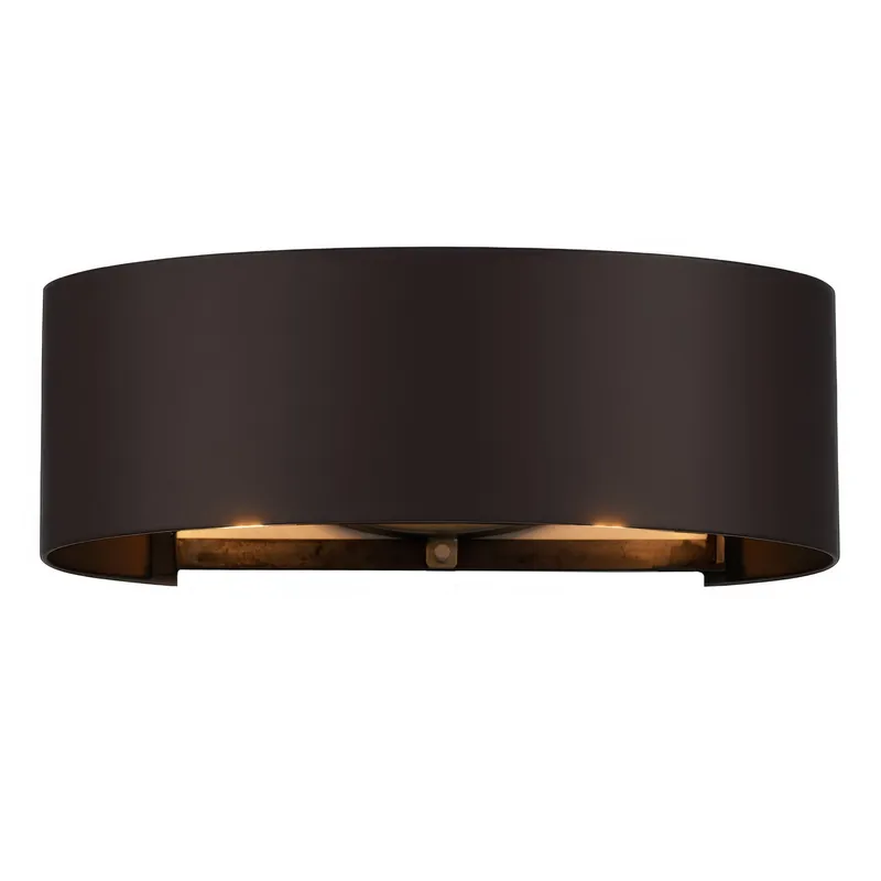 Cannery 2 Light Bath - Dark Bronze & French Gold — Varaluz Lighting LED Smart & Connected Lighting  