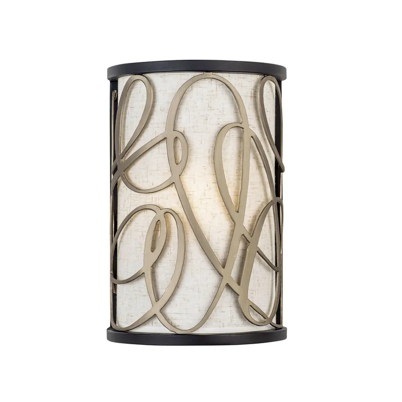 Scribble 1 Light Sconce - Matte Black/Artifact — Varaluz Lighting LED Smart & Connected Lighting  