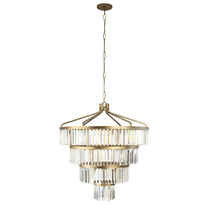 Social Club 19 Light 4-Tier - Havana Gold — Varaluz Lighting LED Landscape Lights  