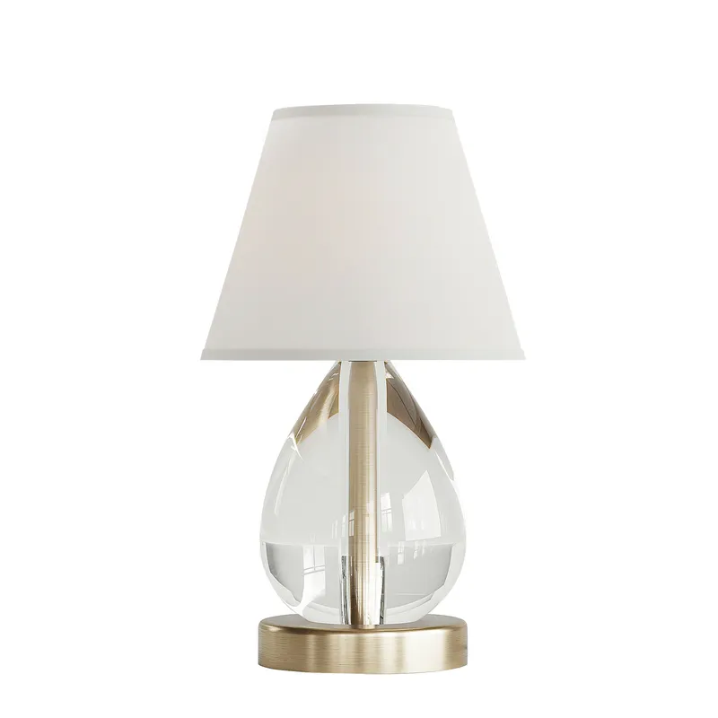 Mona & Lisa 1 Light Oblong Crystal Table Lamp - Antique Bronze — Varaluz Lighting LED Temporary & Work Lights  