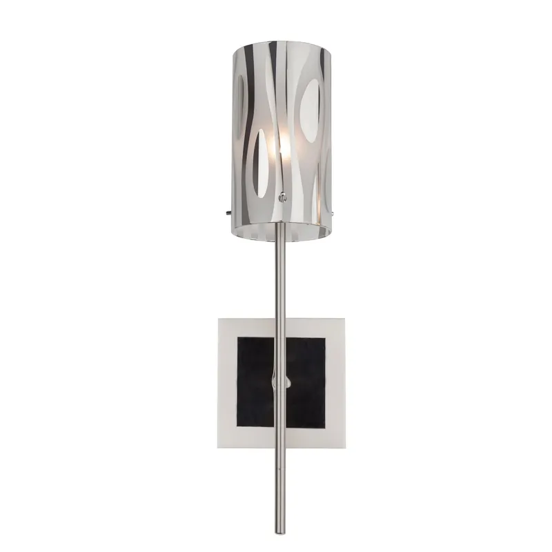 Chroman Empire 1 Light Sconce - Chrome — Varaluz Lighting LED Smart & Connected Lighting  