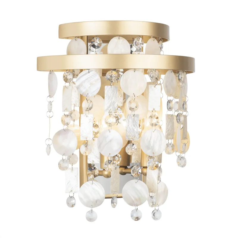 Kalani 2 Light Sconce - French Gold — Varaluz Lighting LED Smart & Connected Lighting  