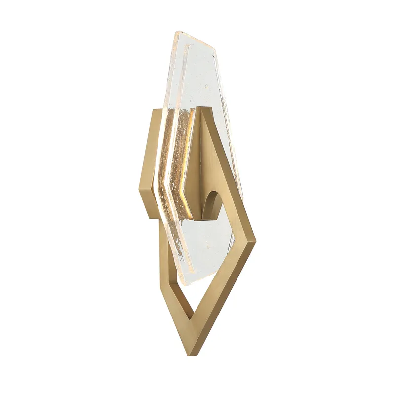 Down the Wrong Path 1 Light Sconce - Brass Kisser — Varaluz Lighting LED Smart & Connected Lighting  