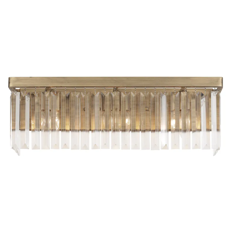 Social Club 3 Light Bath - Havana Gold — Varaluz Lighting LED Smart & Connected Lighting  