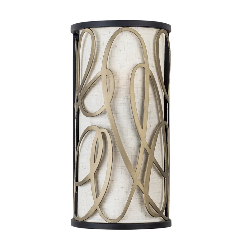 Scribble 2 Light Sconce - Matte Black/Artifact — Varaluz Lighting LED Smart & Connected Lighting  