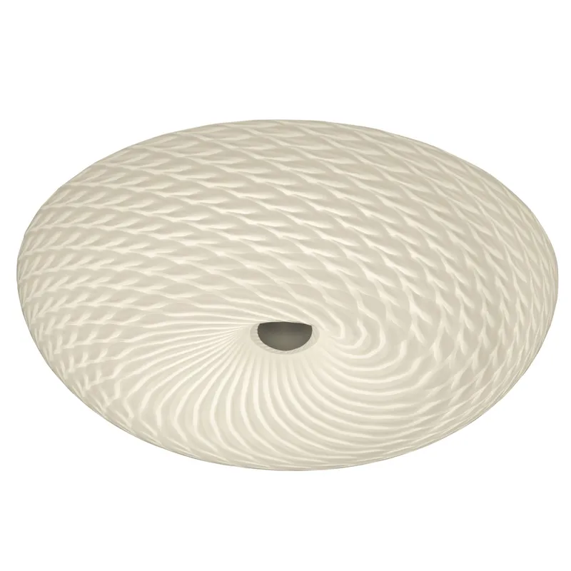 Swirled 2 Light Medium Flush Mount - French Feather — Varaluz Lighting LED Post Top Lights  