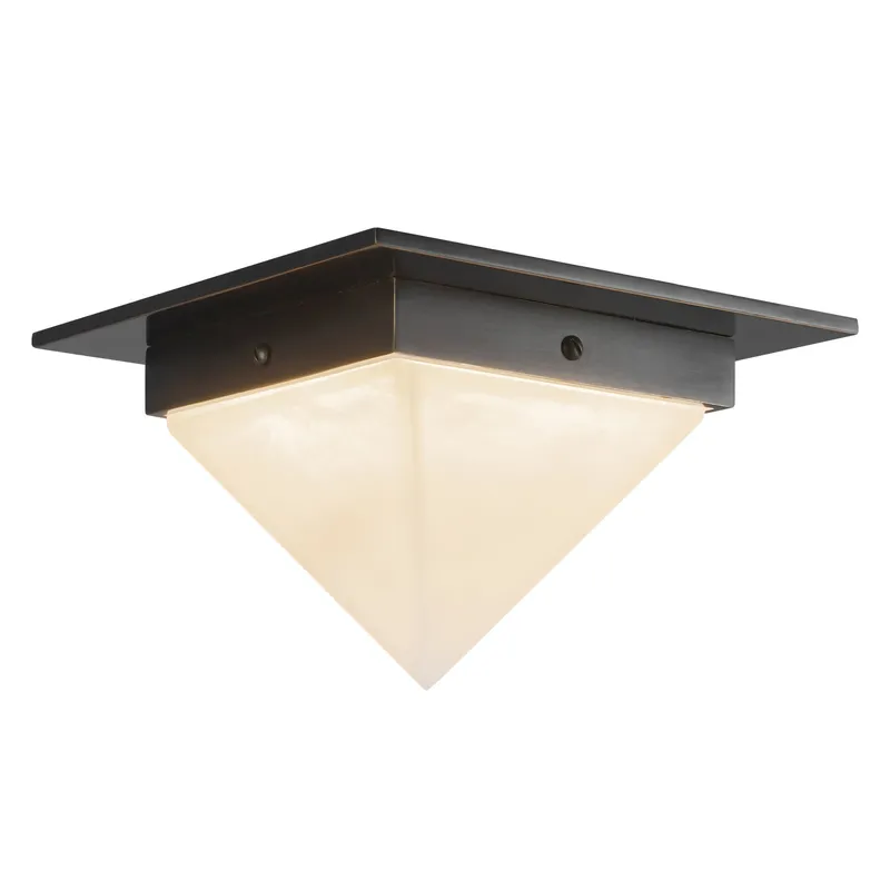 Mineral 4-in (8-in Width) Flush Mount — Kuzco Lighting LED Post Top Lights  