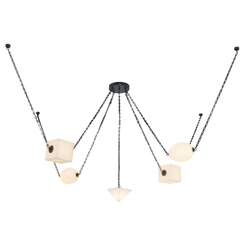 Mineral 5-Head Chandelier — Kuzco Lighting LED Landscape Lights  2700K