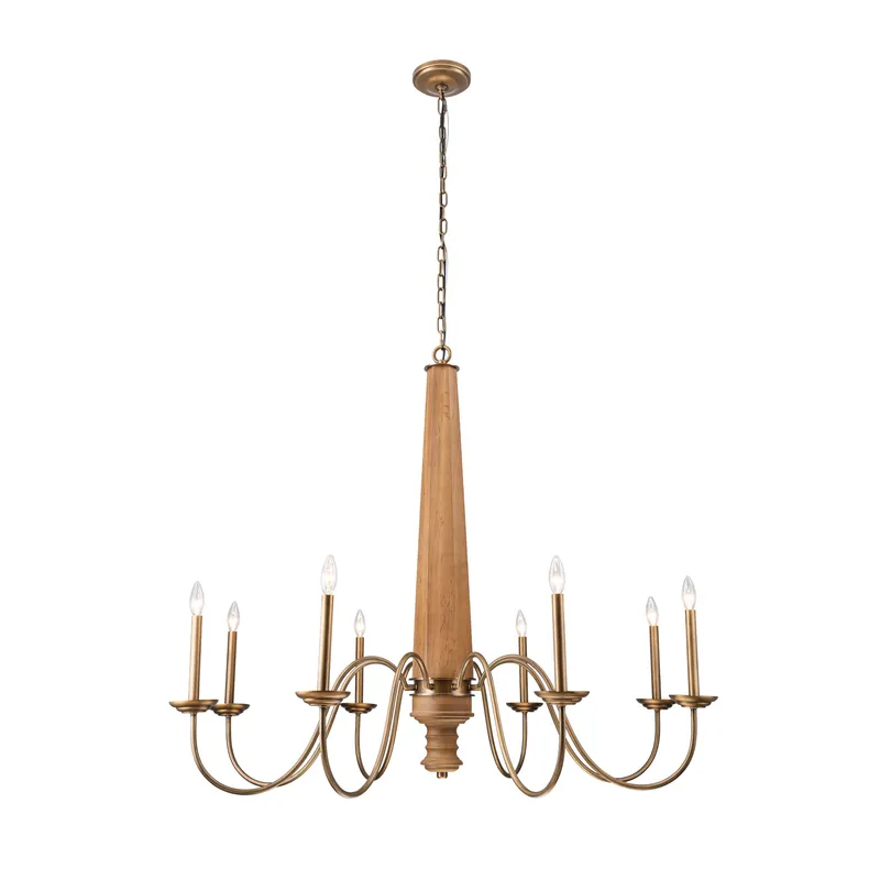 Dinner at 8 Light Chandelier - Heritage Bronze — Varaluz Lighting LED Landscape Lights  