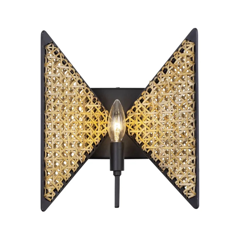 Machina 1 Light Sconce - Matte Black/Sulihiya — Varaluz Lighting LED Smart & Connected Lighting  