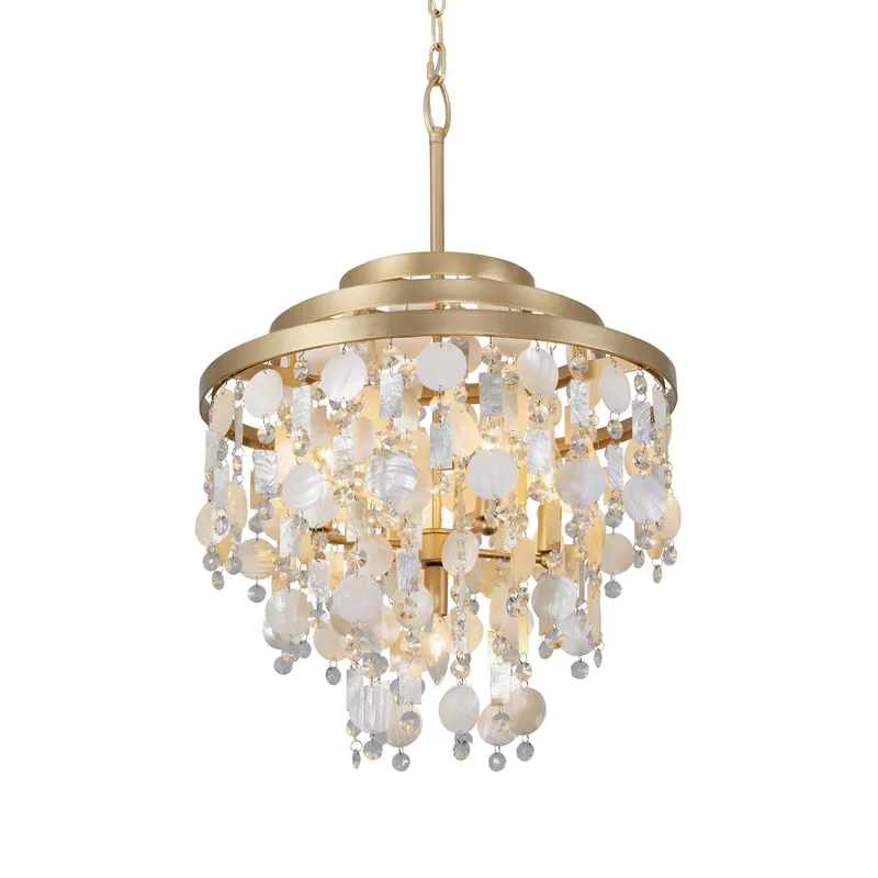 Kalani 5 Light Chandelier - French Gold — Varaluz Lighting LED Landscape Lights  