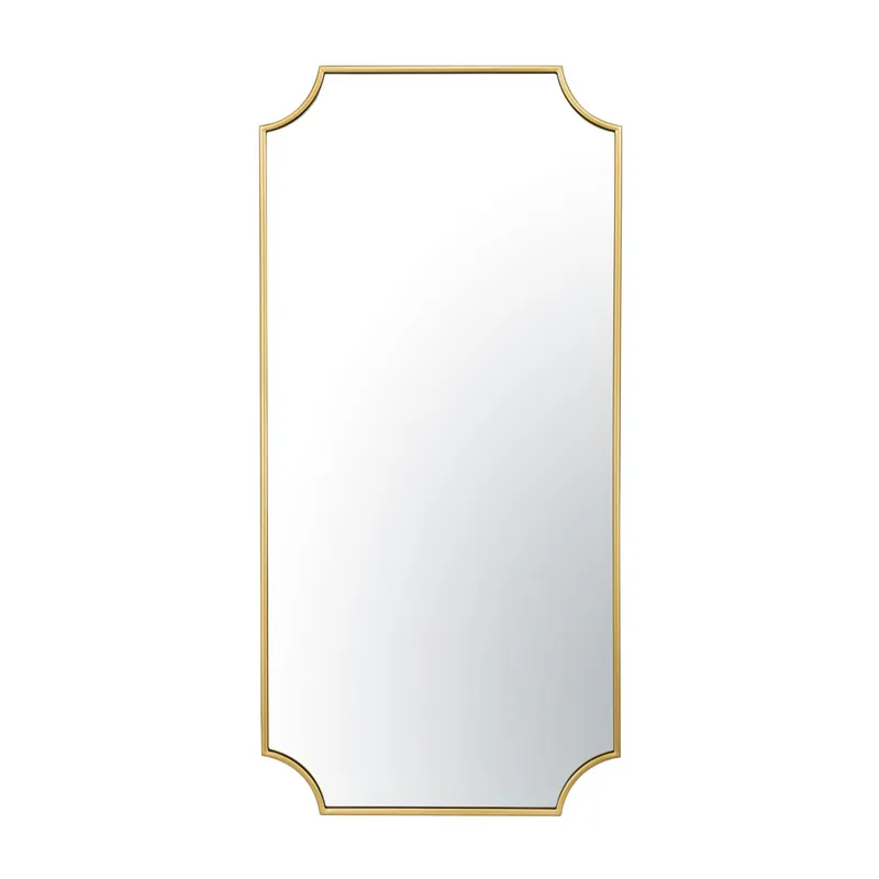 Carlton 24x50 Mirror - Gold — Varaluz Lighting LED Wall Lights  