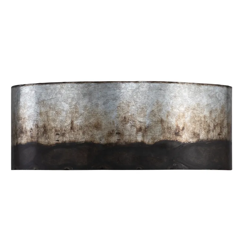 Cannery 2 Light Bath - Ombre Galvanized — Varaluz Lighting LED Smart & Connected Lighting  