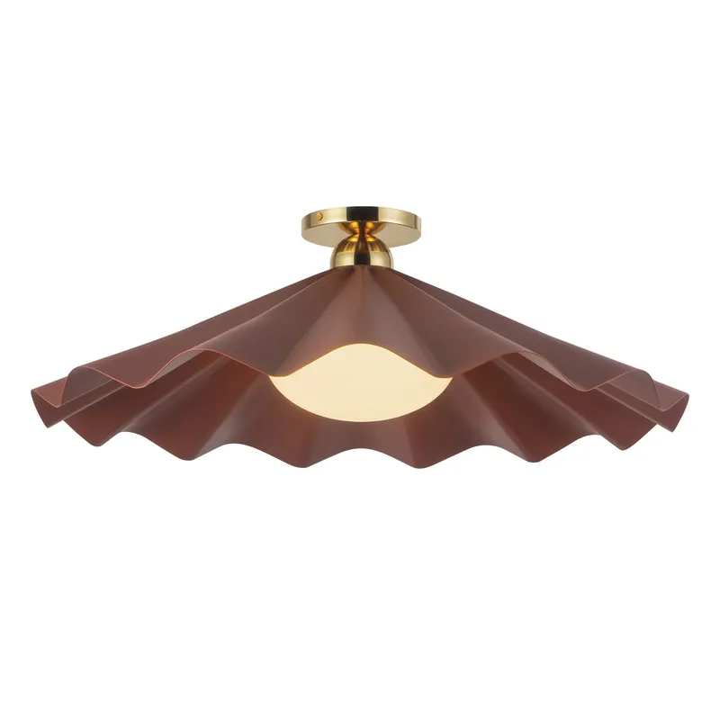 Furrow 25-in Semi-Flush Mount — Kuzco Lighting LED Post Top Lights  