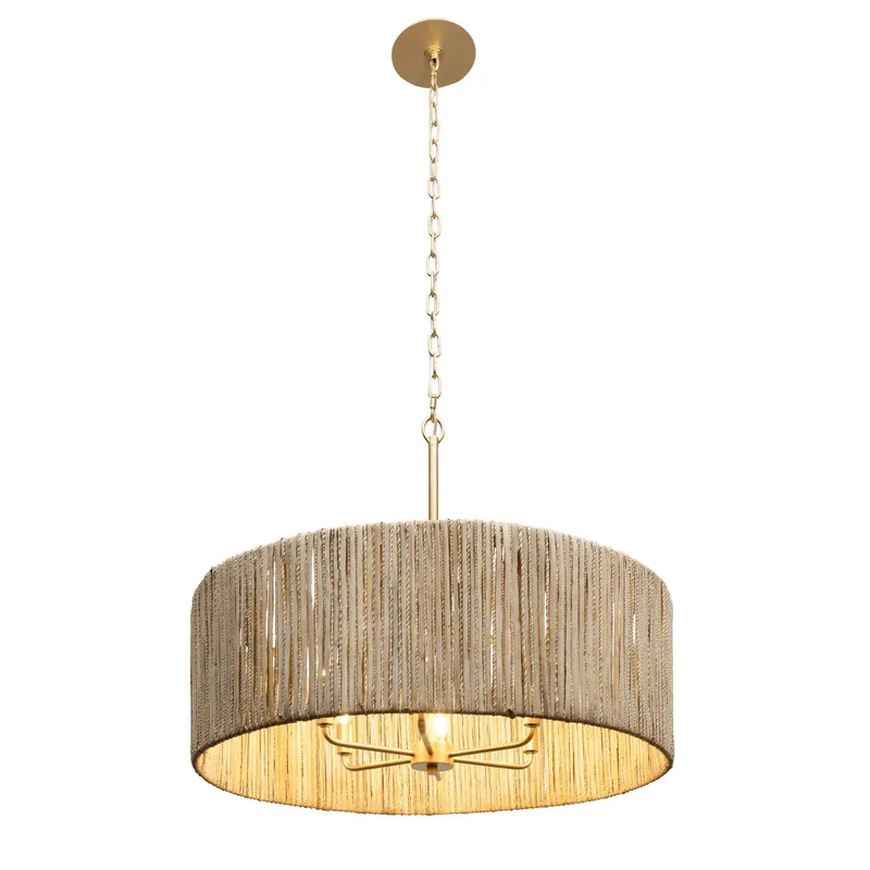 Jacob's Ladder 6 Light   Pendant - French Gold — Varaluz Lighting LED Landscape Lights  