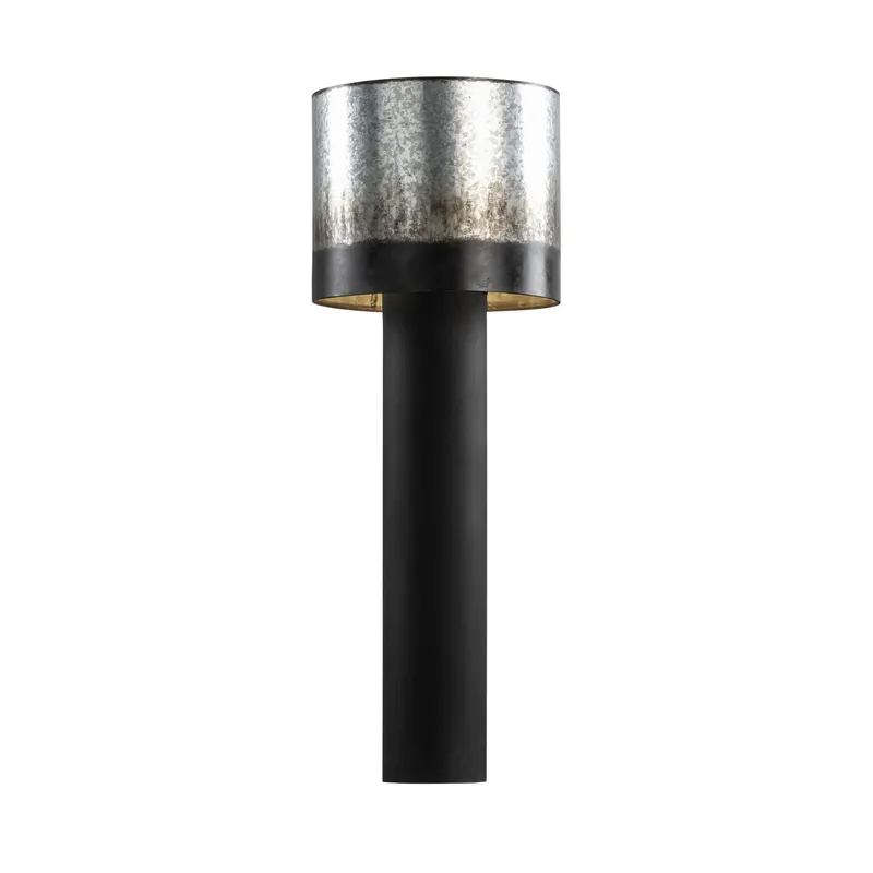 Cannery 2 Light Buffet Table Lamp - Ombre Galvanized — Varaluz Lighting LED Temporary & Work Lights  