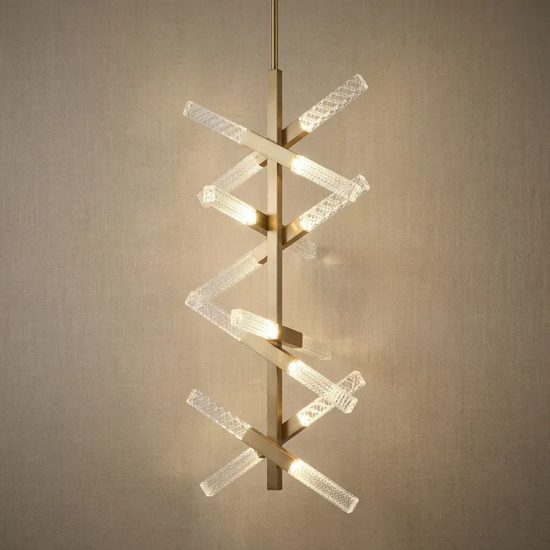 Siro Crystal Glass Helix Chandelier — YIOSI Lamps LED Landscape Lights  3000K