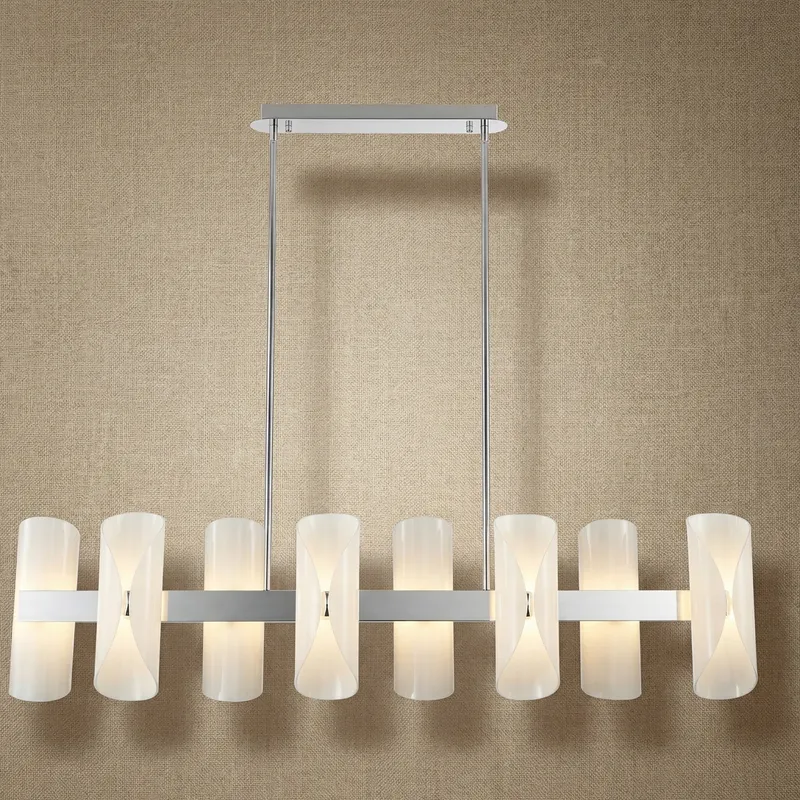 Phantom Glass linear Chandelier — YIOSI Lamps LED Linear Lights  3000K
