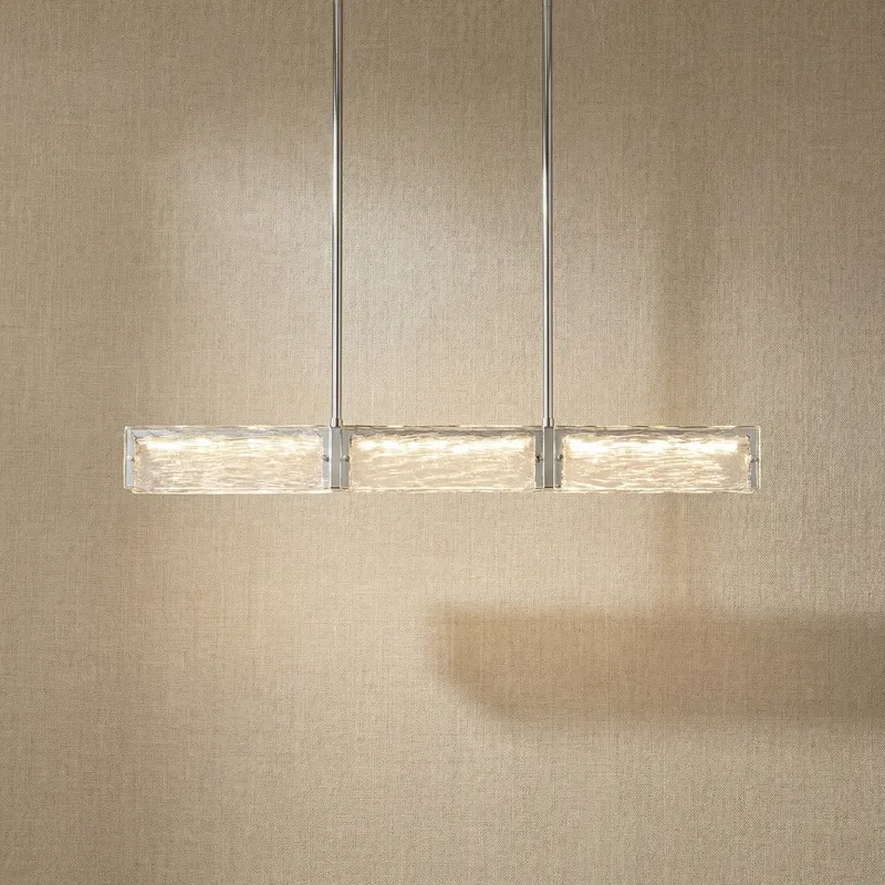 Halo Glass linear Chandelier — YIOSI Lamps LED Linear Lights  3000K