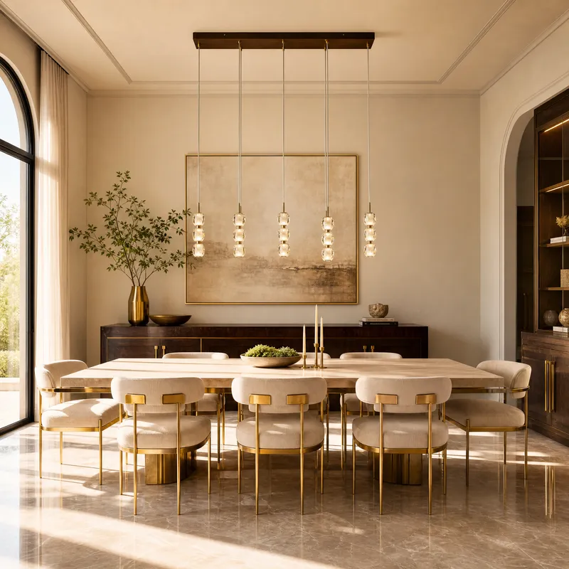 Seduction Linear Crystal Pendant — YIOSI Lamps LED Linear Lights  