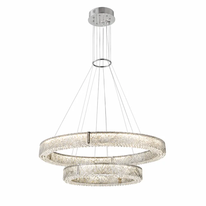 Roccia Stone Crystal Duo Chandelier — YIOSI Lamps LED Landscape Lights  