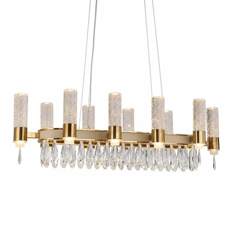 Nido Crystal Linear Chandelier — YIOSI Lamps LED Linear Lights  