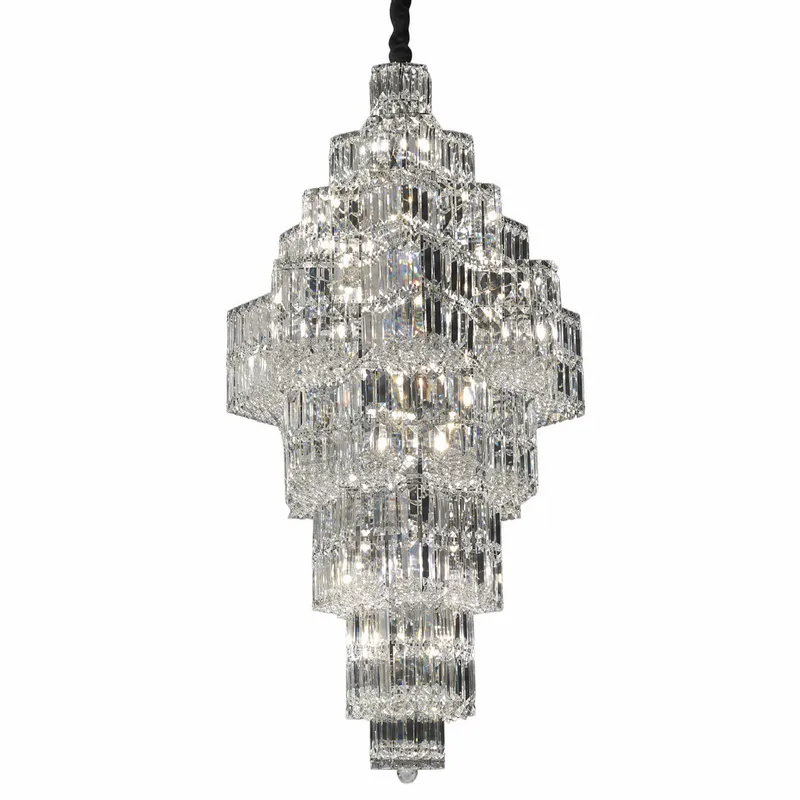 Universo Crystal Halo Chandelier — YIOSI Lamps LED Landscape Lights  