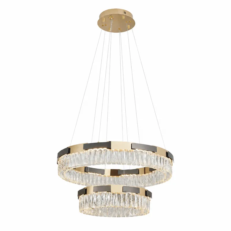 Mughetto Crystal Duo Chandelier — YIOSI Lamps LED Landscape Lights  