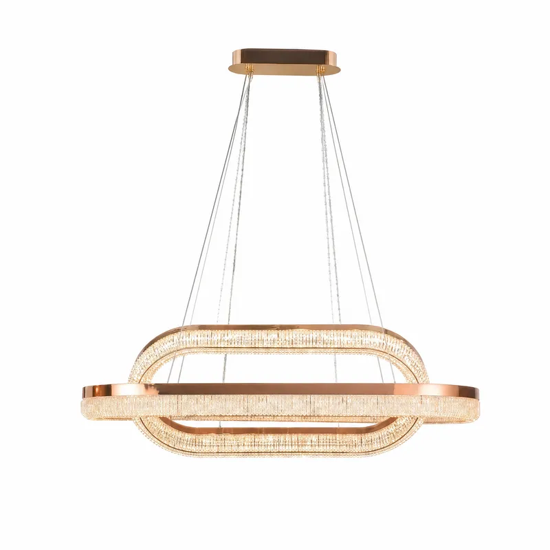 Penombra Ring Duo Halo Chandelier — YIOSI Lamps LED Landscape Lights  