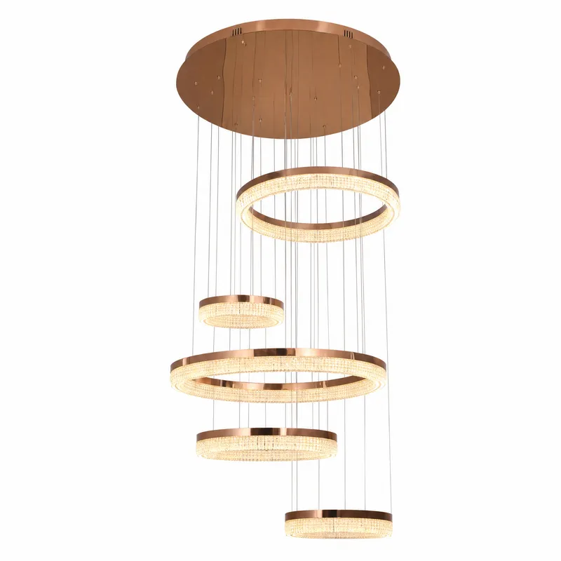 Penombra Ring Cascade Chandelier — YIOSI Lamps LED Landscape Lights  