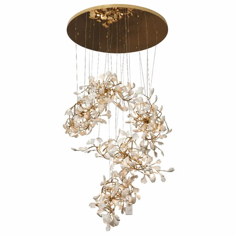 Petalo Ceramic Chandelier — YIOSI Lamps LED Landscape Lights  