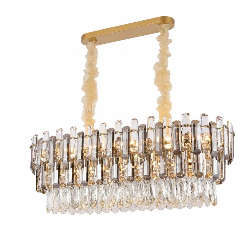 Brass Rectangular Chandelier — YIOSI Lamps LED Landscape Lights  