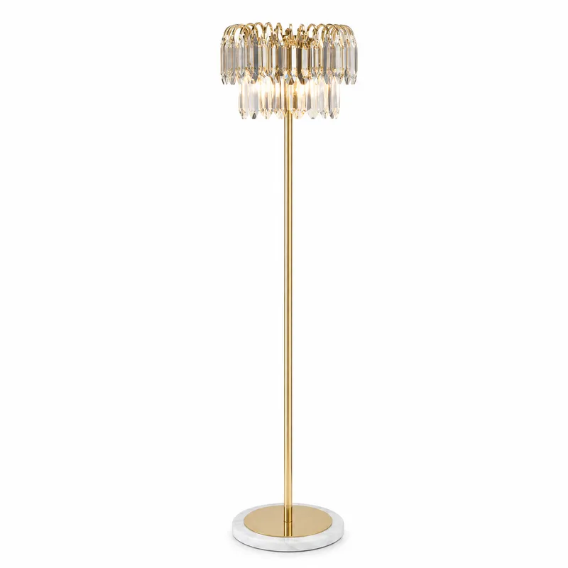 Eterea Crystal Floor Lamp — YIOSI Lamps LED Temporary & Work Lights  