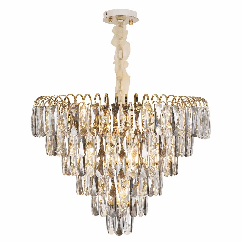 Eterea Crystal Rectangular Chandelier — YIOSI Lamps LED Landscape Lights  