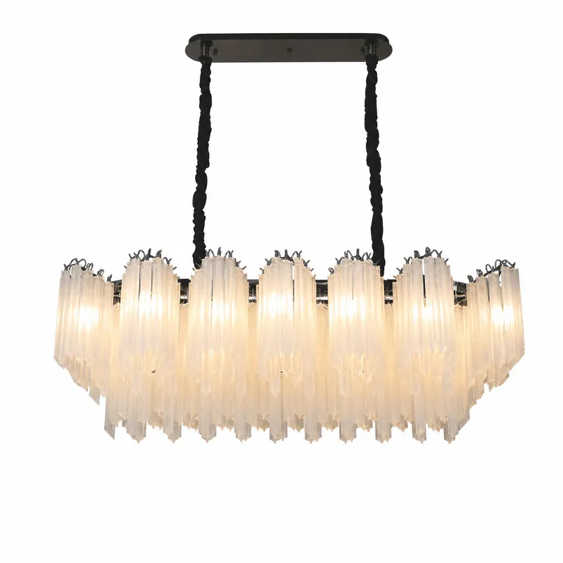 Glass Rod Linear Chandelier — YIOSI Lamps LED Linear Lights  