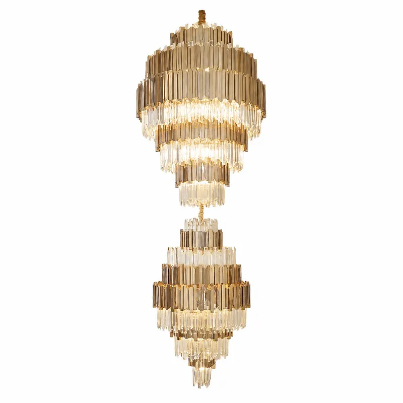 Pioggia Crystal Duo Chandelier — YIOSI Lamps LED Landscape Lights  