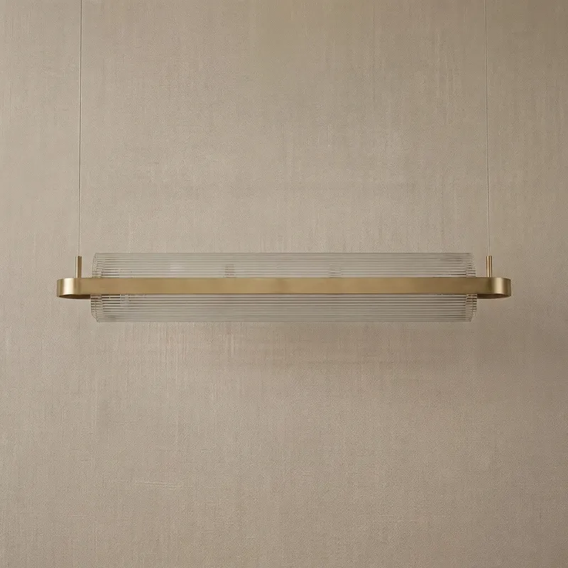 Yiosi Ribbon Linear Modern Chandelier — YIOSI Lamps LED Linear Lights  3000K