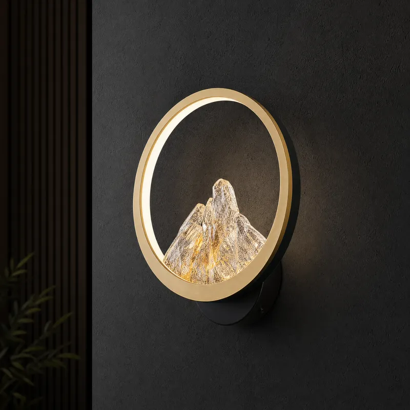 Moonlit Realm Modern Crystal Wall Sconce — YIOSI Lamps LED Wall Lights 8.0W 
