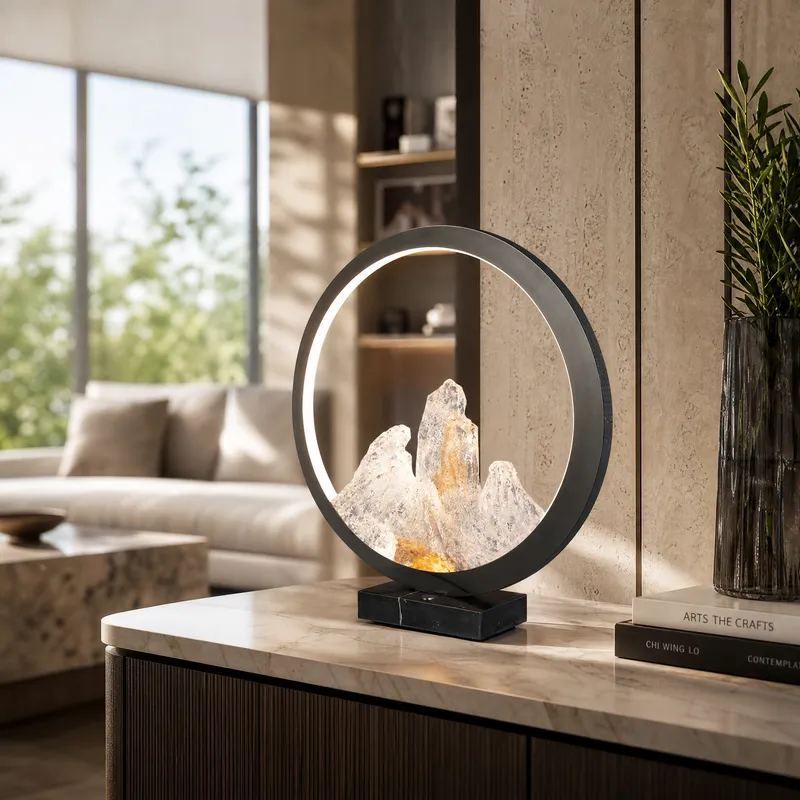 Moonlit Realm Modern Crystal Table Lamp — YIOSI Lamps LED Temporary & Work Lights 8.0W 