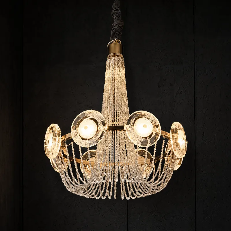 Rococo Dream Modern Sculptural Ring Chandelier — YIOSI Lamps LED Landscape Lights  