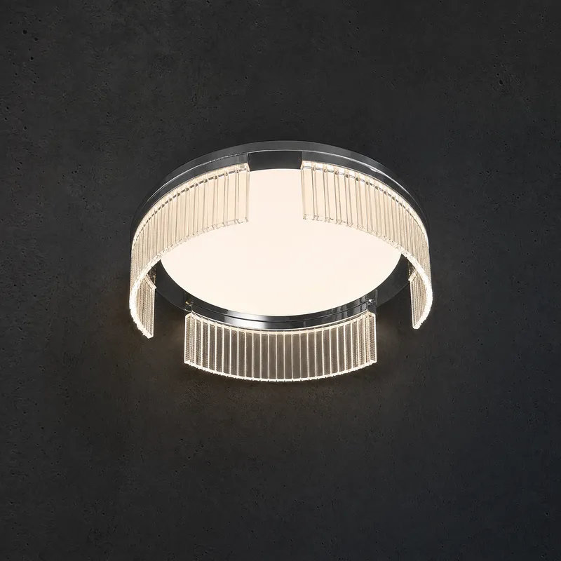 Prismata Crystal Modern Crystal Flush Mount Ceiling Light — YIOSI Lamps LED Post Top Lights  