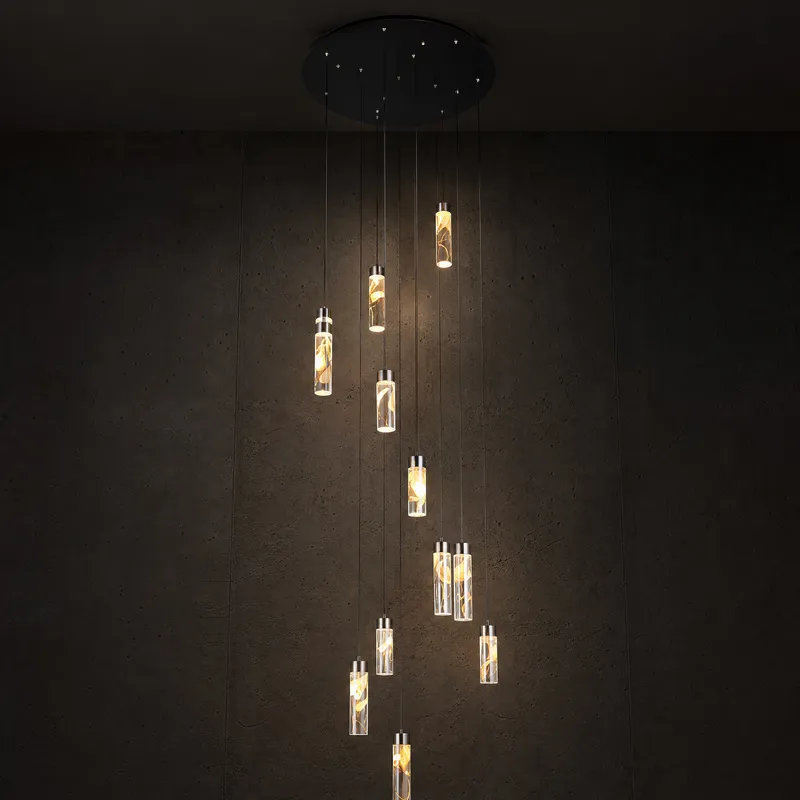 Phoenix Tree Modern Multi-Tier Cluster Chandelier — YIOSI Lamps LED Landscape Lights 3.0W 