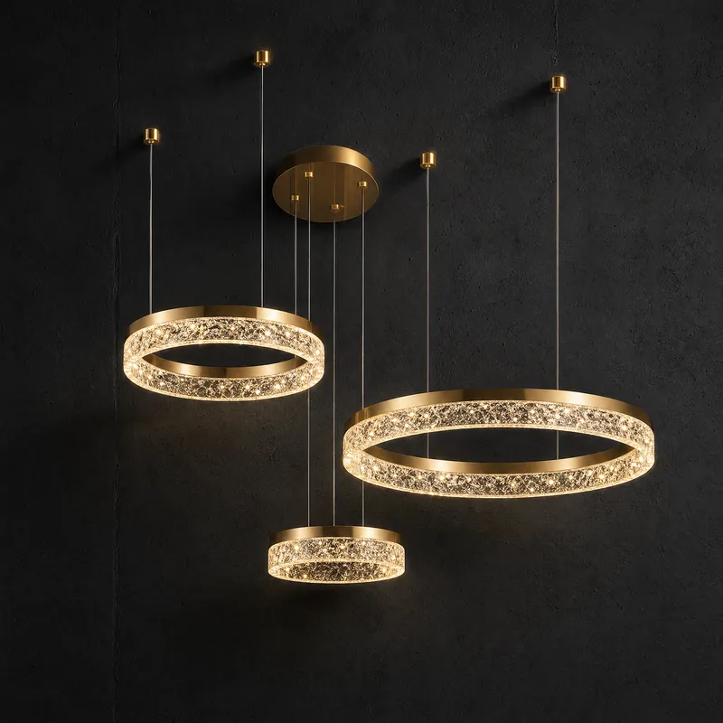 Ocean Star Modern Multi-Tier Cluster Chandelier — YIOSI Lamps LED Landscape Lights 24.0W 
