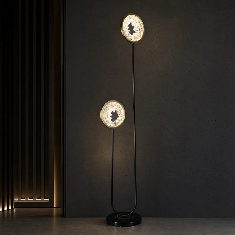 Fortune Cascade Modern Sculptural Floor Lamp — YIOSI Lamps LED Temporary & Work Lights 24.0W 