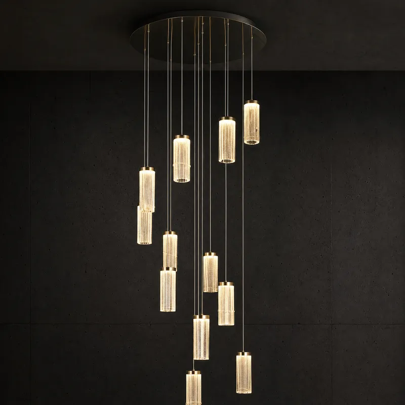 Crystalia Modern Multi-Tier Cluster Chandelier — YIOSI Lamps LED Landscape Lights 42.0W 