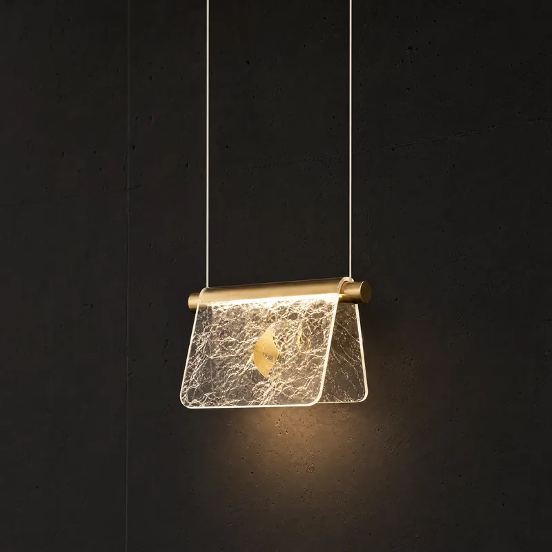 Boundless Fortune Modern Sculptural Pendant Light — YIOSI Lamps LED Landscape Lights 12.0W 