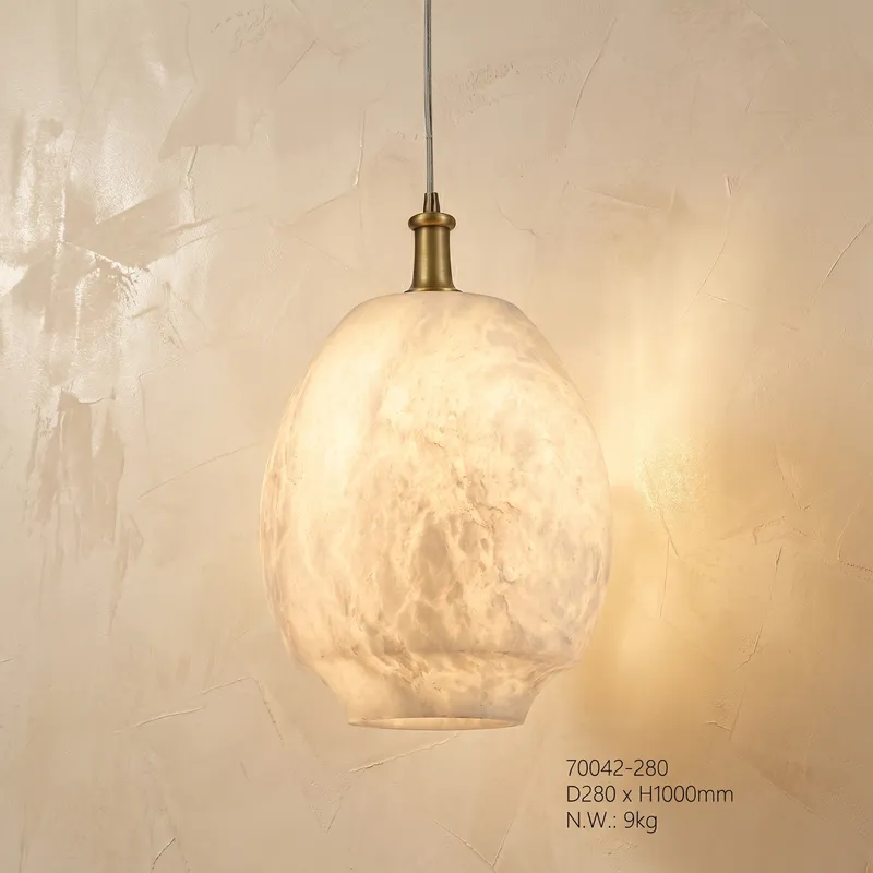 Egg Pendant Alabaster — YIOSI Lamps LED Landscape Lights  3000K