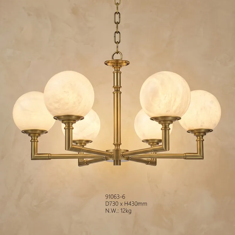 Brass Orb Classic Alabaster Pendant Light — YIOSI Lamps LED Landscape Lights  3000K